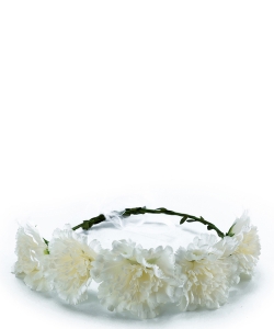 Bridal Party Festival Flower Headband HN320065  IVORY